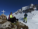 Sara & Danilo , alle spalle il Marchhorn.....